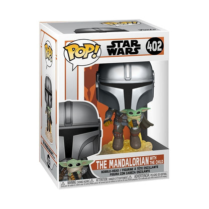 Funko POP! Star Wars: the Mandalorian - Mando Flying With Jet Pack - Collectable Vinyl Figure - Gift Idea - Official Merchandise - Toys for Kids & Adults - TV Fans - Model Figure for Collectors