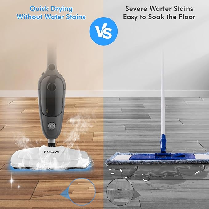 Steam Mop - All-in-one Powerful Handheld Steam Cleaner Detachable Floor Steamer