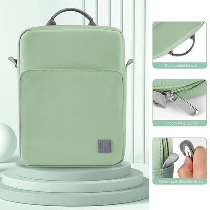 Dadanism 9-11 Inch Tablet Sleeve Bag Carrying Case with Shoulder Strap for iPad (A16) 11", iPad 10th Gen 10.9", iPad Air M4/Pro M5 11", iPad 9/8/7th 10.2", Galaxy Tab A11+ Plus 11", Dark Green