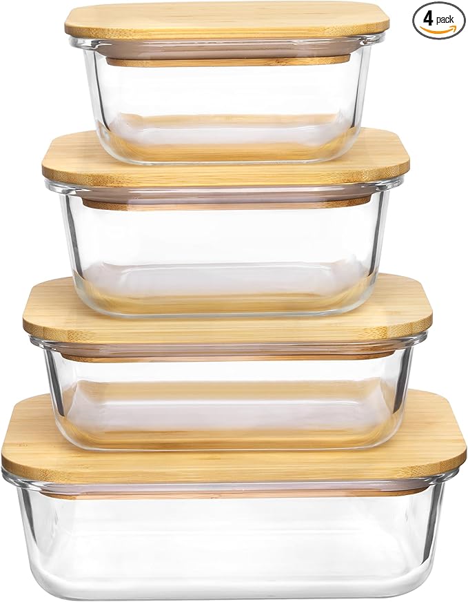 Vtopmart Glass Food Storage Containers
