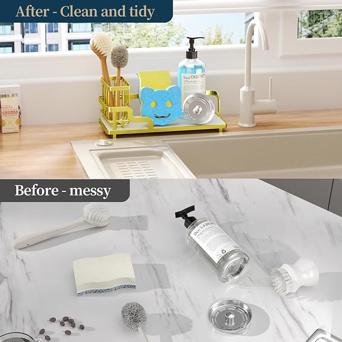 Consumest Sponge Holder for Kitchen Sink