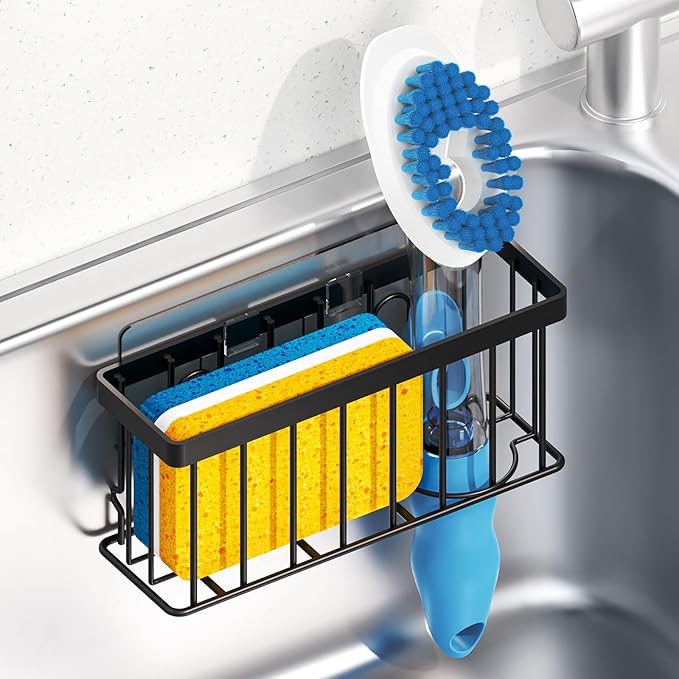 Sponge Holder for Kitchen Sink, Sink Caddy Organizer