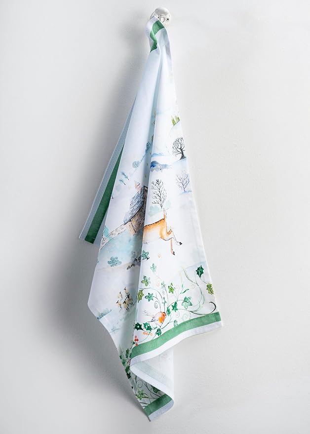 Maison d'Hermine Kitchen Towels Set of 3 100% Cotton 27.50" x 20" Reusable