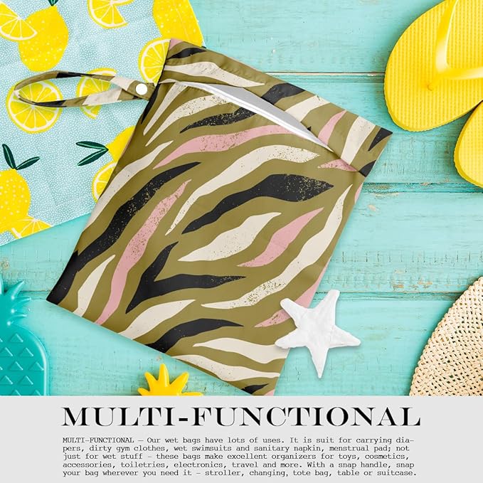 Wet Bag, Wet Dry Bag, Wet Bag for Swimsuit, Dirty Yoga Gym Clothes, Makeup Bag