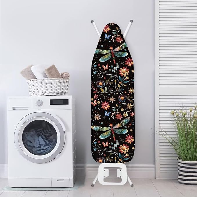 Dragonfly Ironing Board Cover Non Stick Scorch Ironing Board Cover and Pad