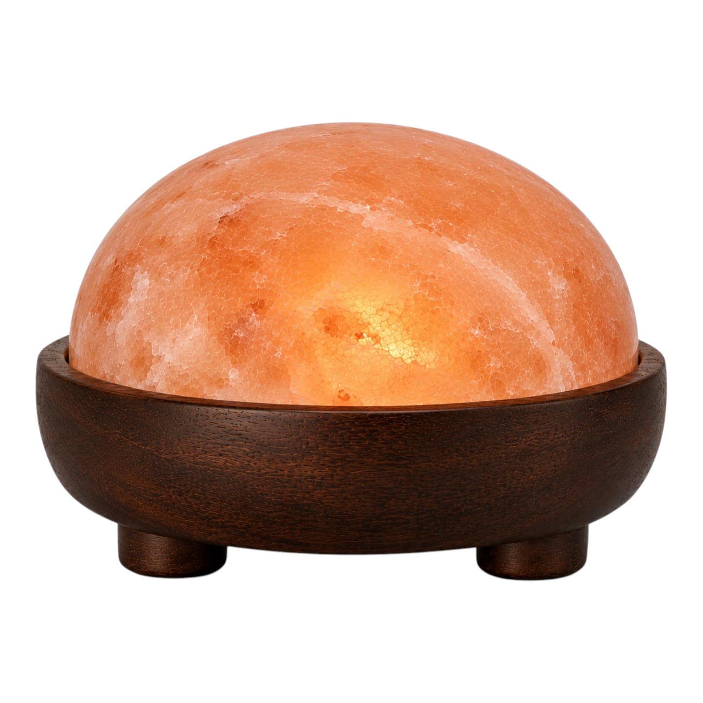 SAF Naturals Himalayan Natural Salt Lamp Dome Shape for Foot & Hand Relaxation, with Dimmer