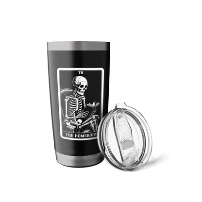 The Homebody Tarot Card Indoorsy Men Introvert Stainless Steel Insulated Tumbler