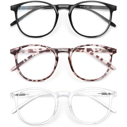 IBOANN Iconic Blue Light Glasses for Woman - Computer Glasses up to 99% Blue Light Blocking - Anti Eyestrain & UV Glare