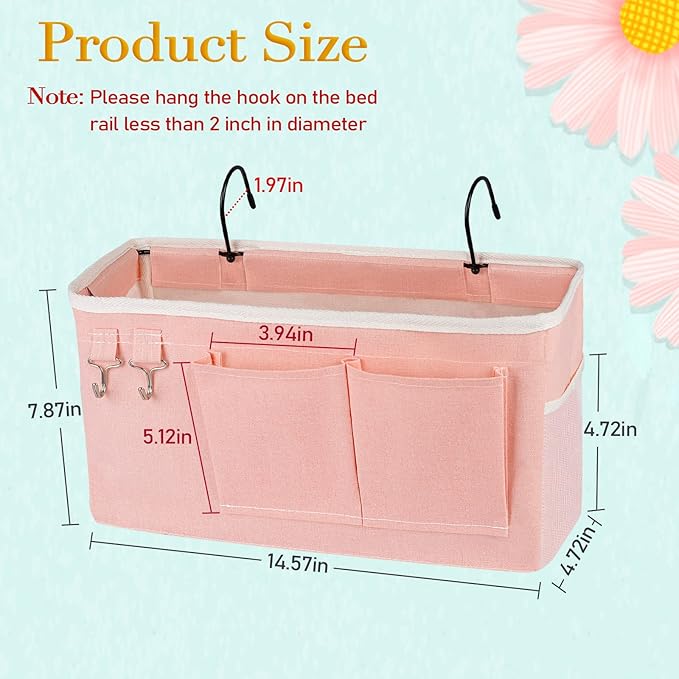 Bedside Storage Caddy/Bedside Hanging Storage Bag