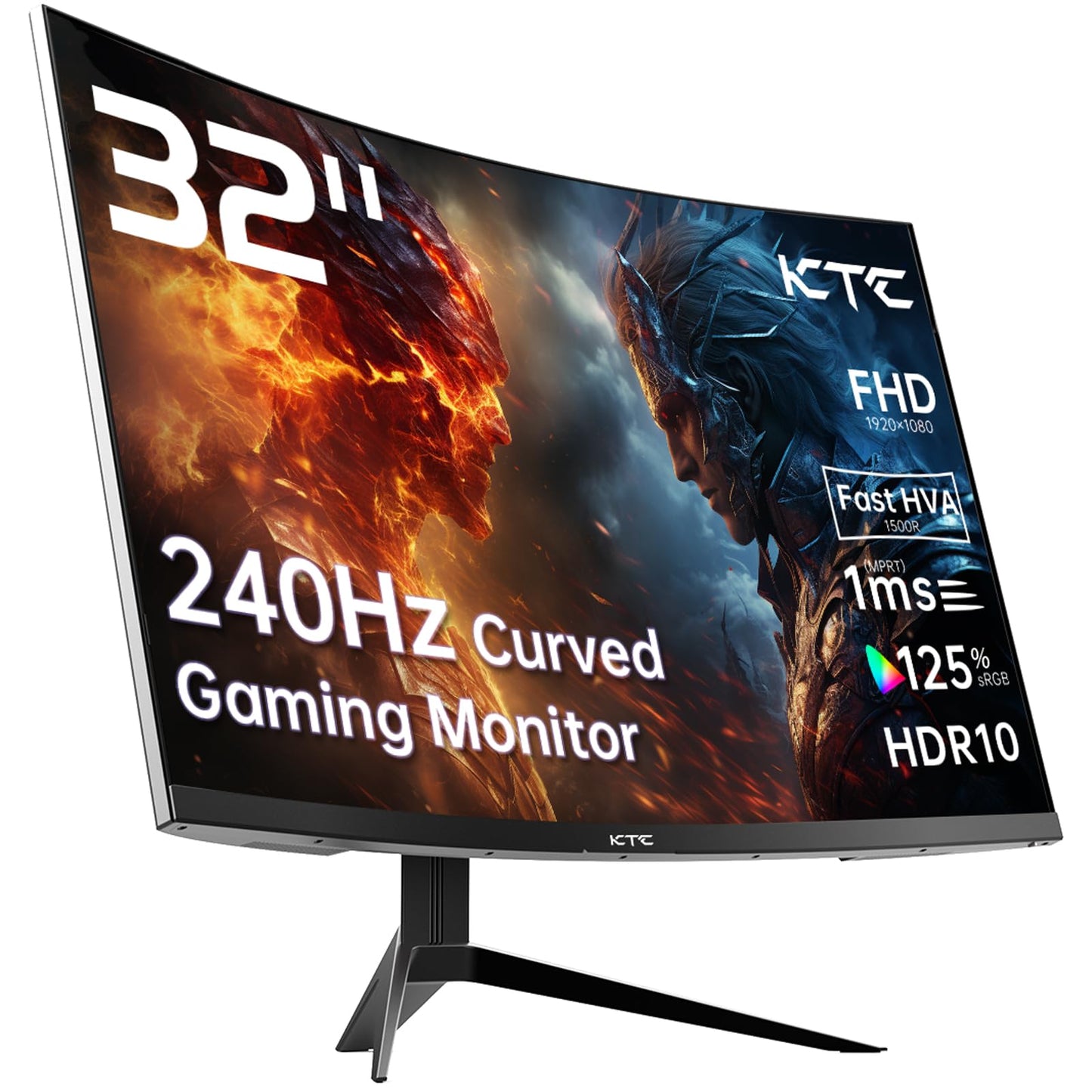 KTC MegPad 32" Smart Portable TV, 4K Touch Screen Portable TV Monitor, Android 13 Google EDLA Certified 8G RAM+128G Storage, Octa-core CPU 9500mAh Battery, Dual 6W Speakers WiFi 6