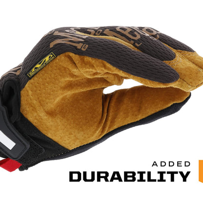Mechanix Wear - Leather Original Gloves (Large, Brown/Black)
