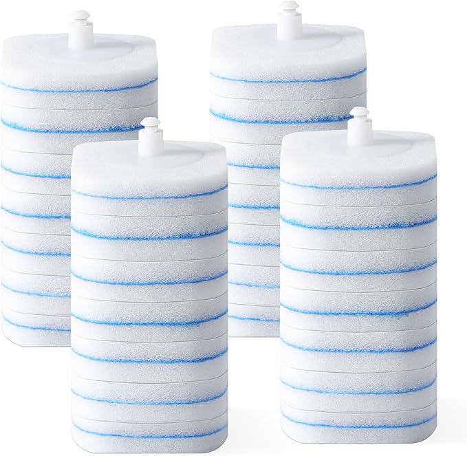 oshang 28 Count Toilet Brush Refills, Toilet Refill Pads, Disposable Toilet
