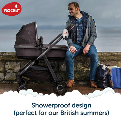 Rockit Rocker Rechargeable - Baby Sleep Aid Gently Rocks Any Stroller or Buggy, Adjustable Speed with 60 Minute Timer - Buggy Rocker - Fits All Pushchairs & Prams to Create a Baby Bouncer