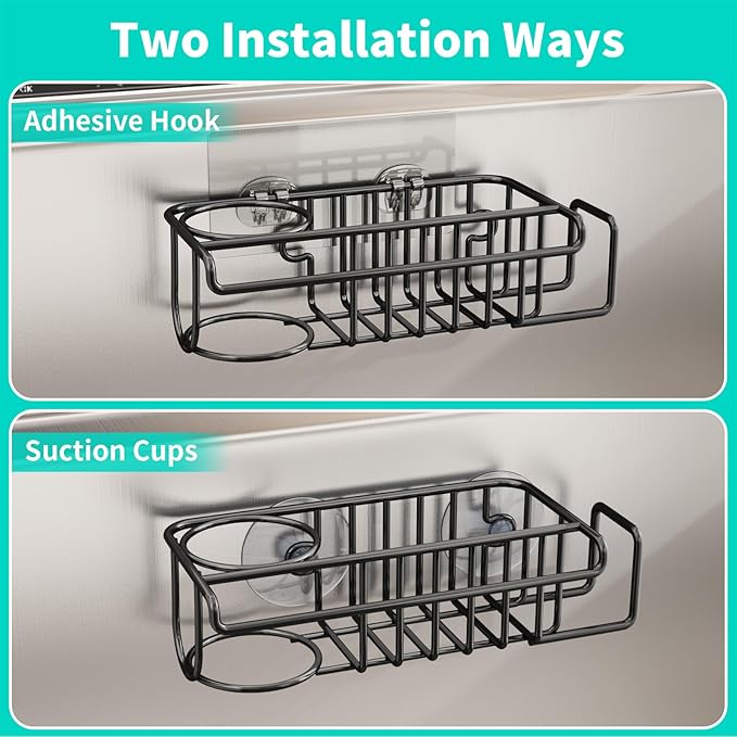 HapiRm 4 in 1 Kitchen Organizers and Storage, SUS304 Stainless Steel Brush