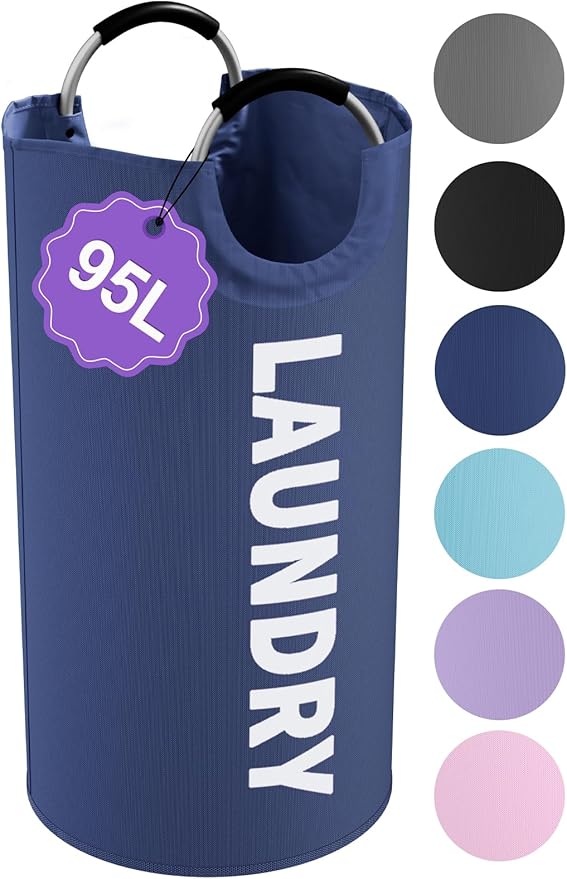 95L Collapsible Laundry Baskets