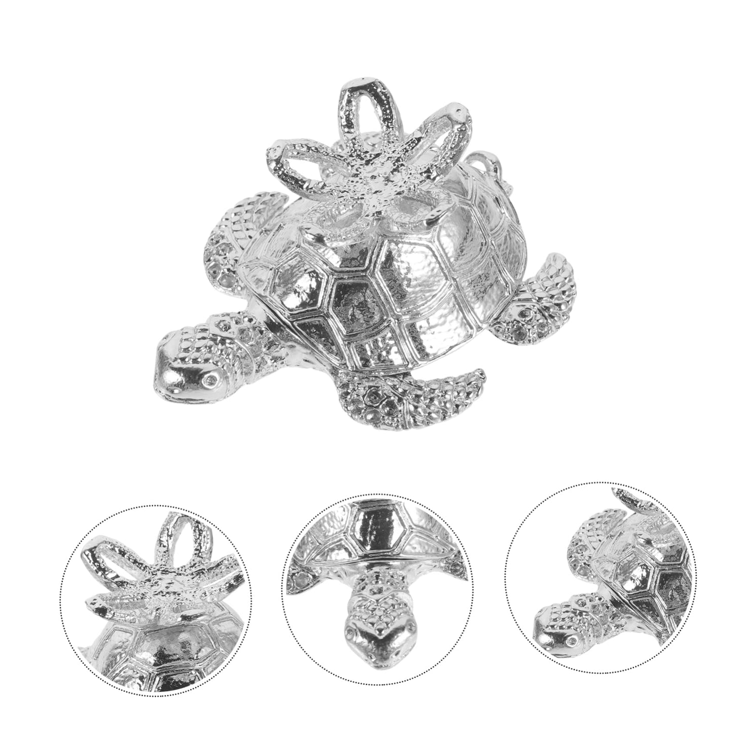 GOOHOCHY Metal Tortoise Crystal Ball Stand Display Base Decorative Shelf Stand for Collectibles Crystal Sphere Holder