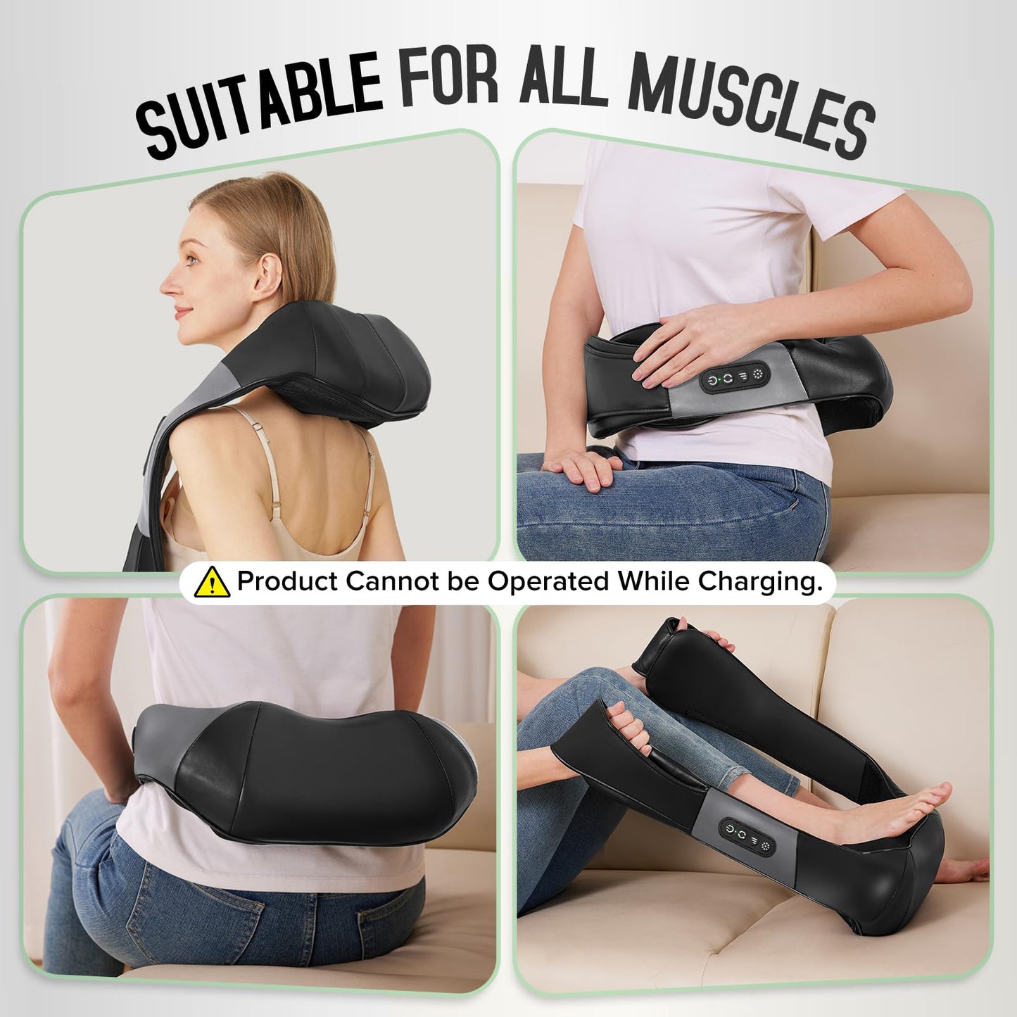 AERLANG Fathers Day Dad Gifts Neck Massger,Shiatsu Neck and Back Massager with Heating Neck and Shoulder Massager Deep Kneading Pillow for Massage Home Office Car Use Gifts for Women Men Dad Mom