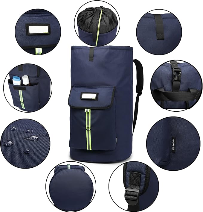 laundry bag backpack, extra-large heavy duty laundry bags, laundry backpack