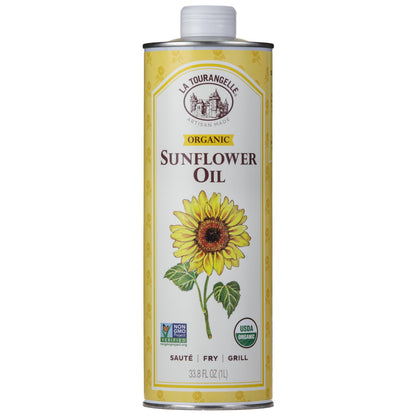La Tourangelle, Organic Canola Oil, Expeller-Pressed Non-GMO Canola Seeds, Pesticide and Chemical Free, High Heat Neutral Cooking Oil, 16.9 Fl Oz