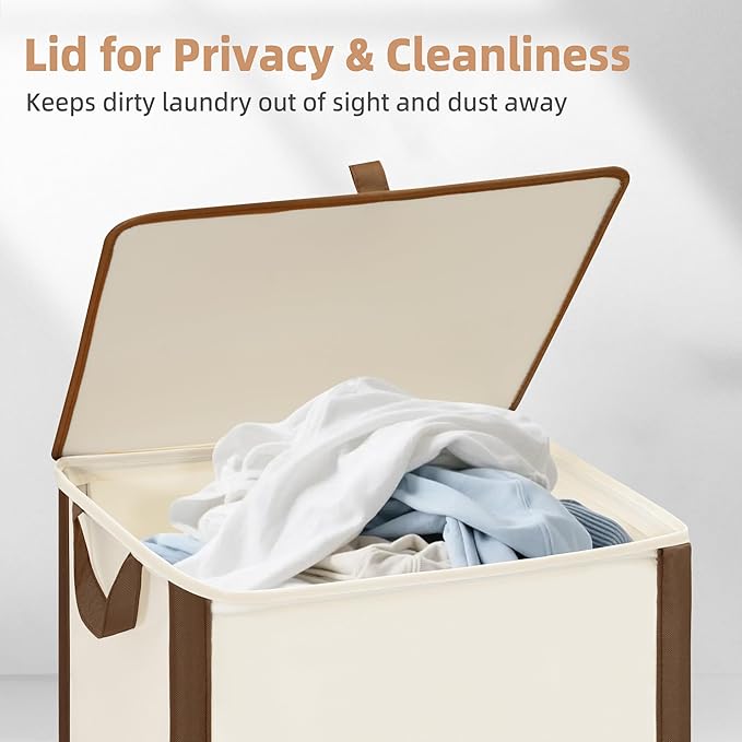 STORAGE MANIAC Rolling Laundry Hamper