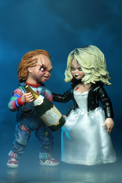 NECA - Bride of Chucky - 7" Scale Action Figure - Ultimate Chucky & Tiffany 2-Pack