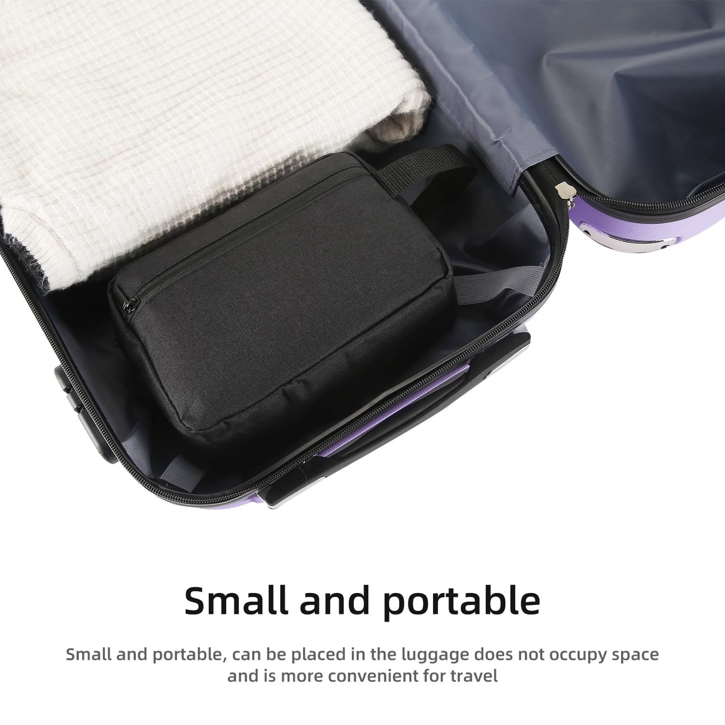 Icramsy Travel Toiletry bag Toiletry bag for women men Hanging Cosmetic bag Travel accessories for Women Men, Black, Modern