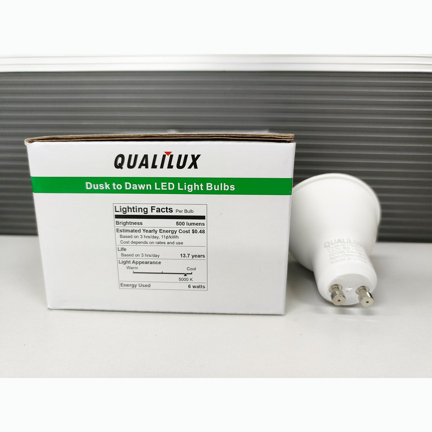 Dusk to Dawn Light Bulbs, Auto On/Off Light Sensing LED Bulbs Outdoor, Vintage Amber, Edison ST19 2-Pack, 6.5W 700LM 60W Equivalent, HQ-H027