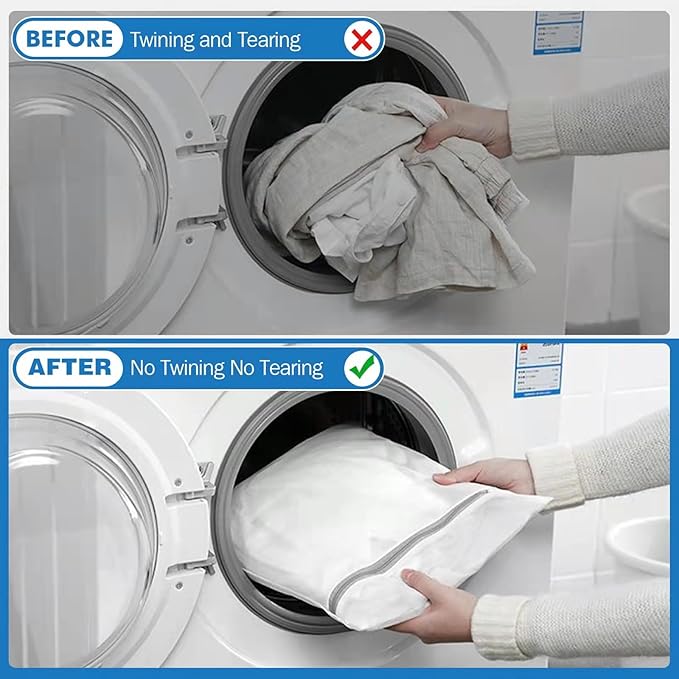 5Pcs Laundry Bags Mesh Wash Bags, Delicate Laundry Bags