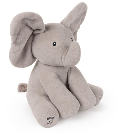 Official Baby GUND Flappy the Elephant, Interactive and Musical Cuddly Plush 12-Inch Stuffed Snuggly Peek-a-Boo Teddy GiftFluffy Animal Themed Soft Toy for Newborn Boys and Girls Aged 0-12 Months