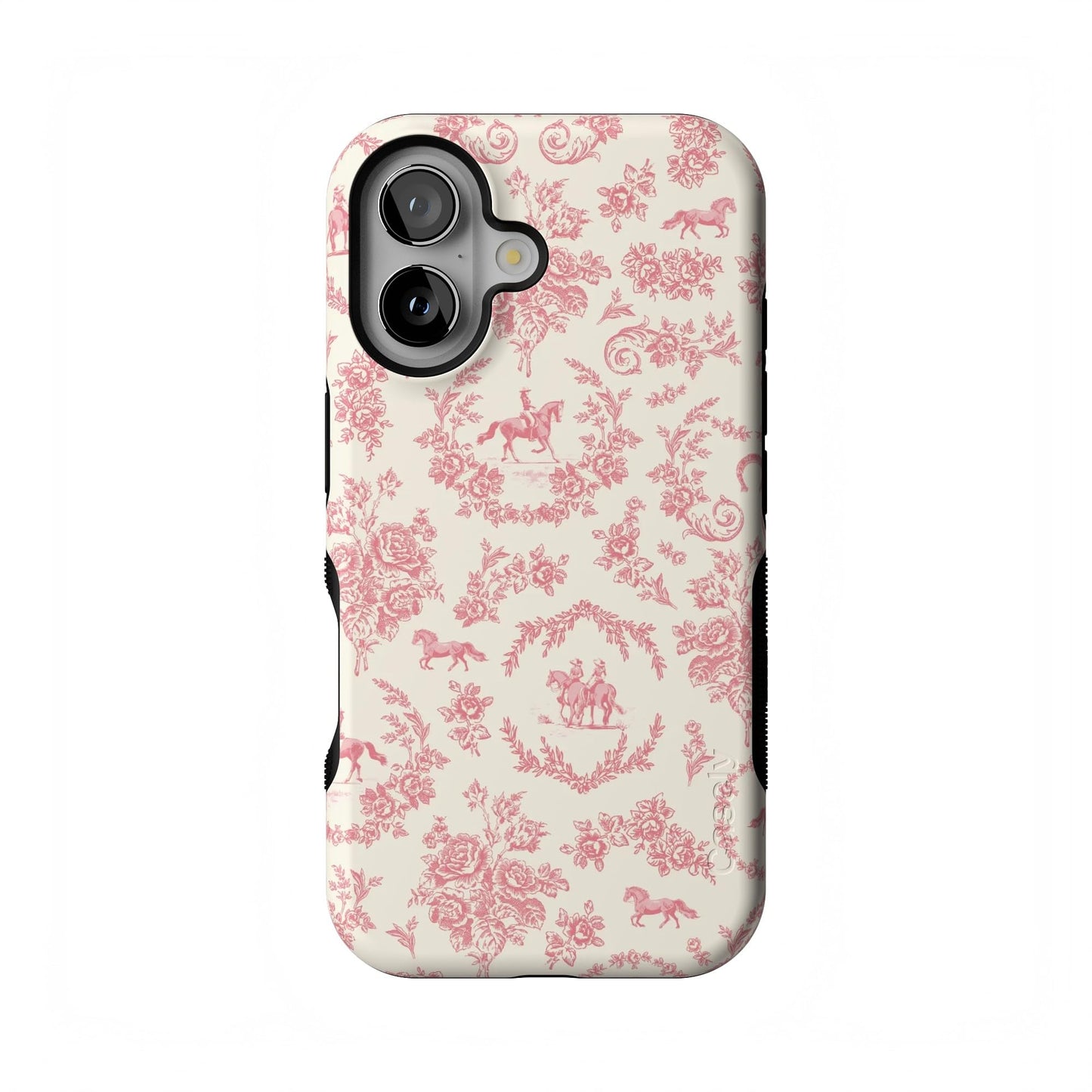 Casely iPhone 16 Case | Nantucket Cottage | Blue Hydrangea | Compatible with MagSafe | Bold Protective Design