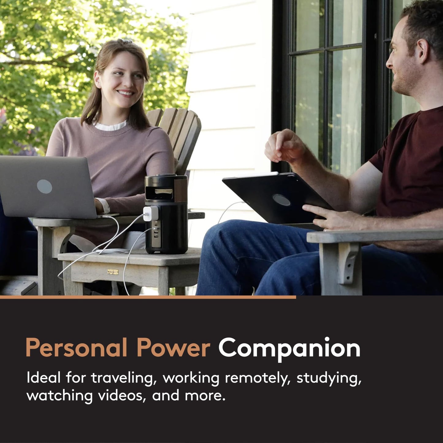 Duracell M150 Portable Charging Hub – 150W Charger for Laptops & Tablets, Wireless Charging for Cell Phones & Earbuds – Light & Compact Power Bank Station w/ USB-C & USB-A Ports, Charging Dock