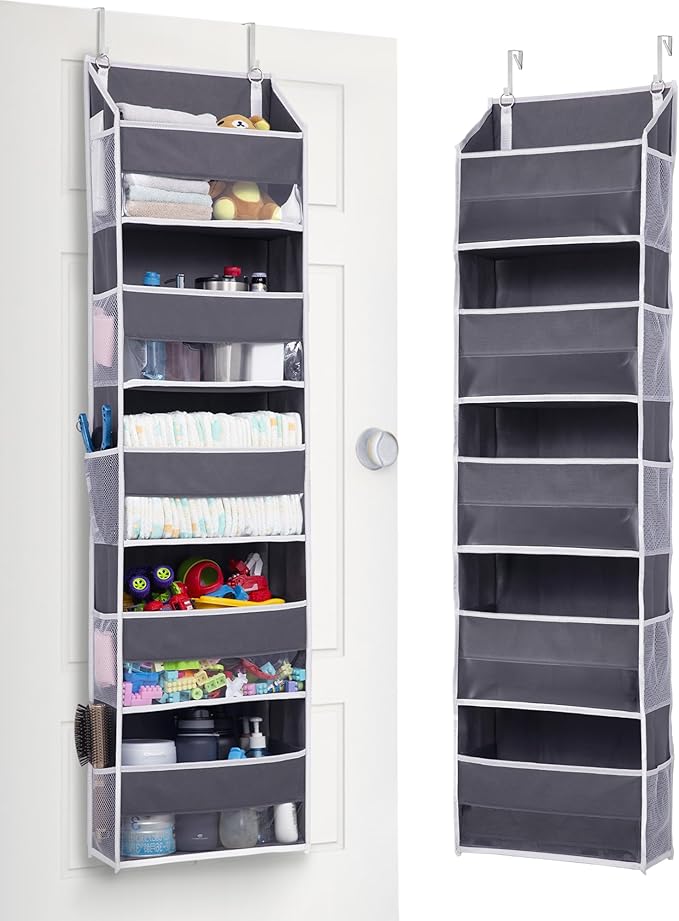 ULG 1 Pack Compact Size Over Door Organizer Slim Door Storage