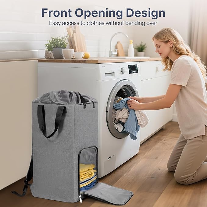 Bukere Laundry Backpack for College Students Dorm Essentials, Extra Large 90L