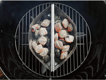 GFTIME 7403 Charcoal Baskets for Weber 47/57/67cm Charcoal Grills, Charcoal Briquette basket for Weber Kettle, One Touch and Master Touch series, Coal Fuel Holders for other Charcoal Grills. 2 Pack