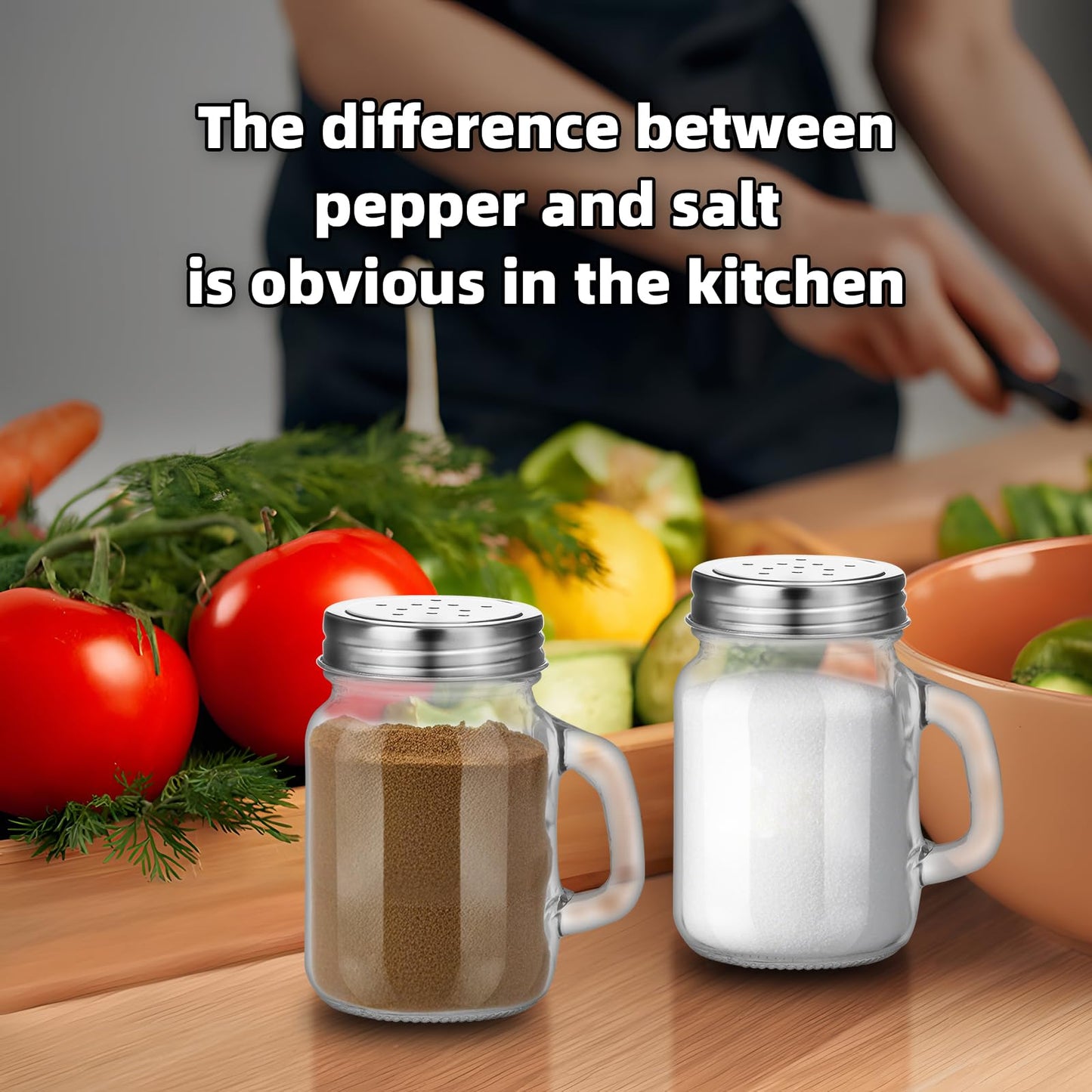 12Pcs 4oz Clear Glass Spice Bottle Salt Shakers Household Spice Bottles Salt and Pepper Shakers Kitchen Seasoning Jar Multipurpose Condiment Jar Seasoning Shaker Salt Container Pepper Jar (12)