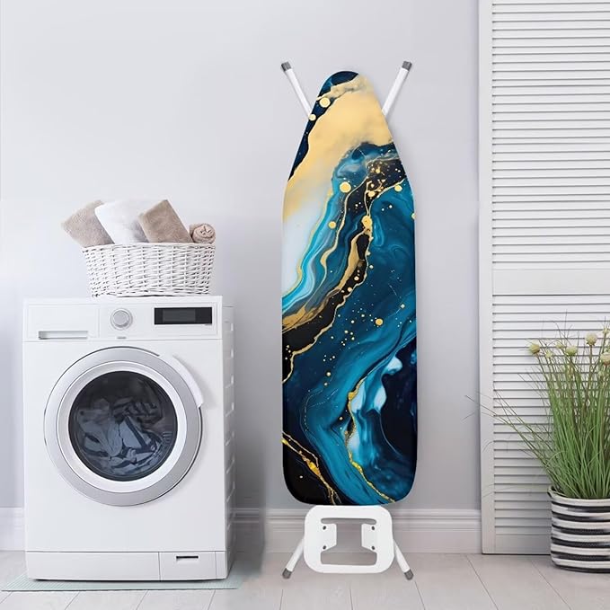 Blue Marble Print Iron Board Cover