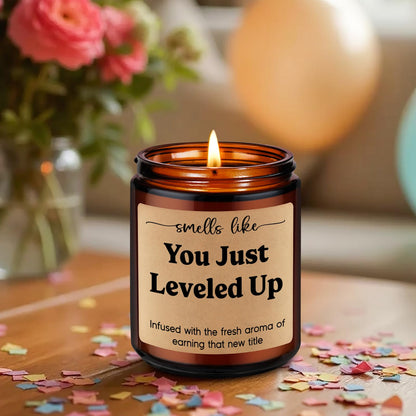 Fairy's Gift Candle, Job Promotion Gifts for Women Men, New Job Congratulations Gifts for Women Men, Congratulations on Your Promotion, Funny Congrats Presents for Coworker Boss Gamer Friend Family