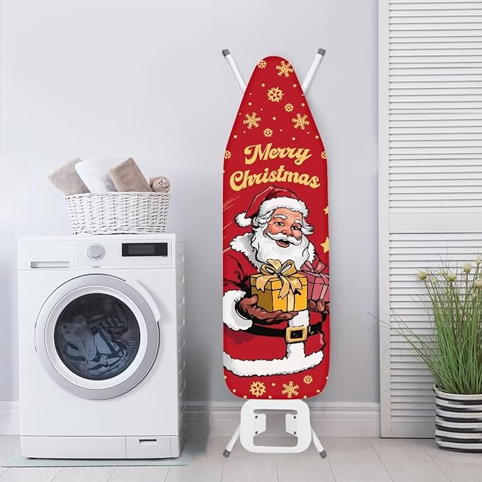 Christmas Santa Claus Ironing Board Cover and Pad Cover