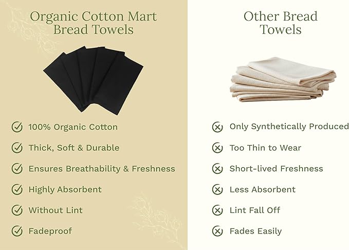 Black Flour Sack Tea Towels
