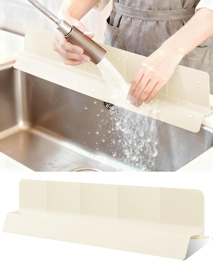 Kitchen Sink Splash Guard 23" Silicone Water Guard