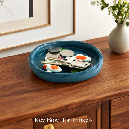 wowhalolo Koi Fish Ring Dish - Resin Jewelry Tray, Jewerly Holder for Women& Engagement Gift, Wedding Ring Holder for Ceremony, Key Bowl for Trinkets, Small Decorative Tray