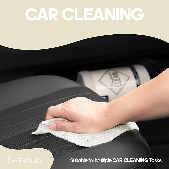 Fantasticlean Microfiber Cleaning Cloth Roll -60 Pack, Tear Away Paperless