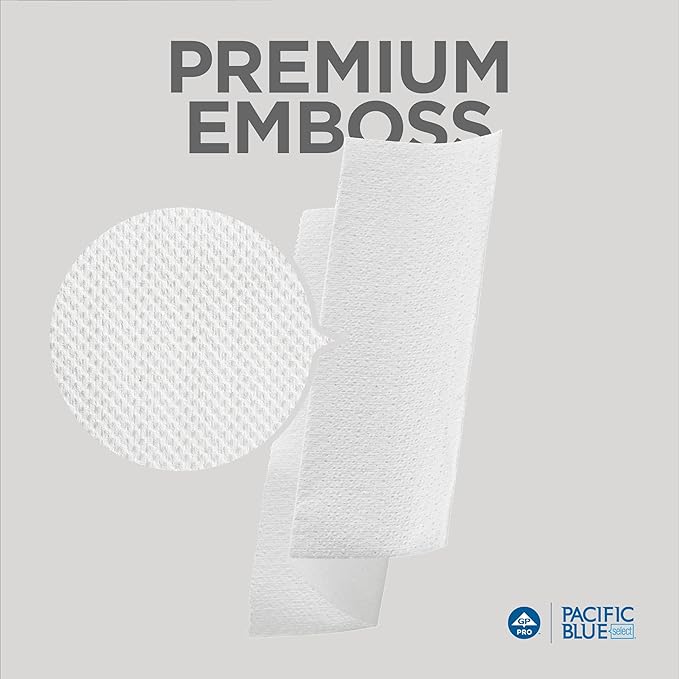 Pacific Blue Select Multifold Premium 2-Ply Paper Towels by GP PRO, 125 Paper