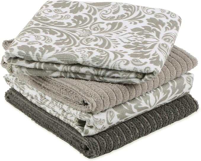 DII Cleaning Collection Multi-Purpose Microfiber, Dishtowel Set