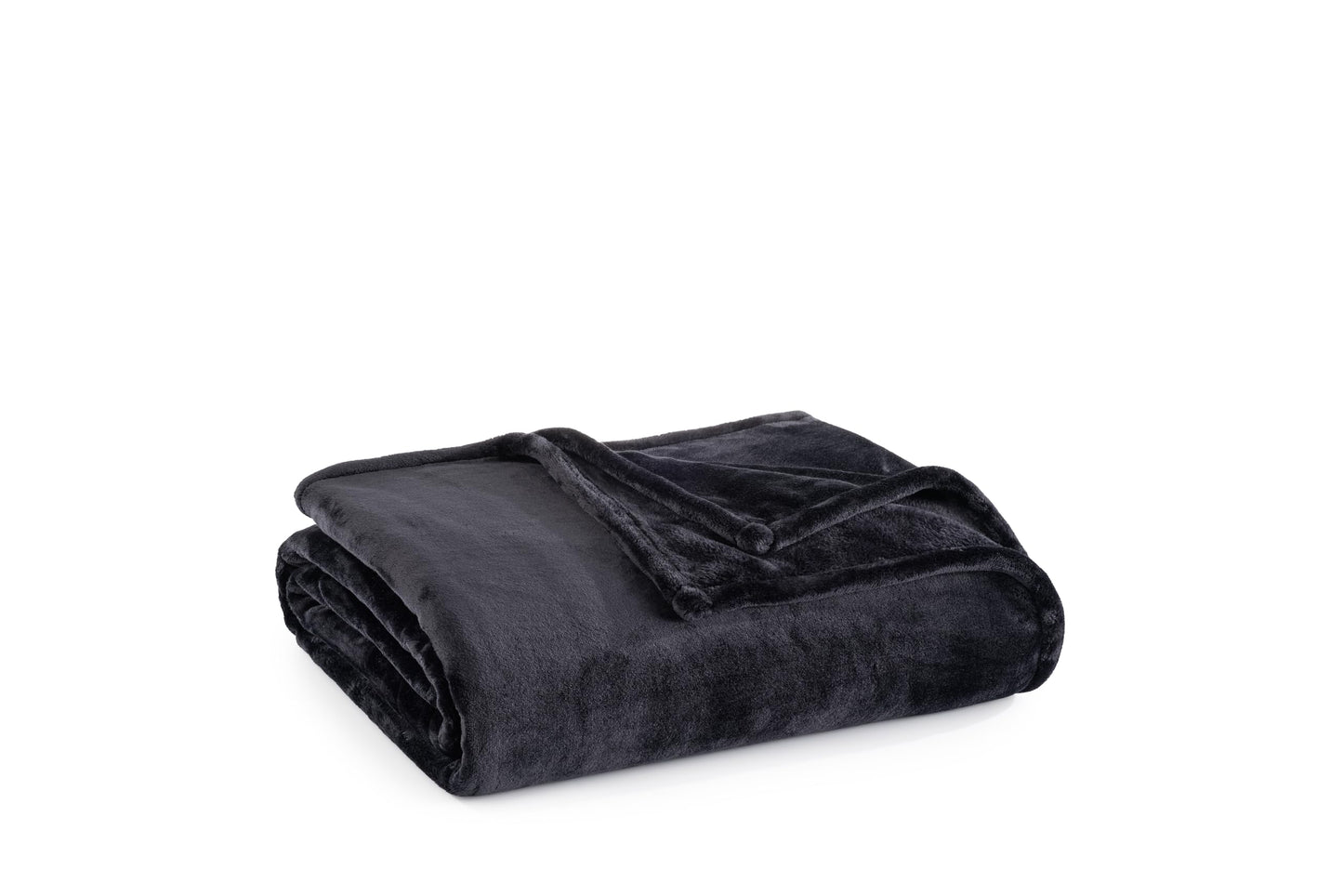 Sushing Micorfiber Fleece Blanket, Heavyweight Warm Plush Blanket, Room Home Decor for Couch Bed Sofa, 70in x 90in, Black