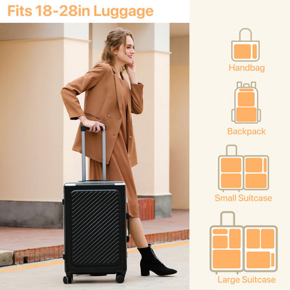 Chijoo 12-piece Packing Cubes Set (Beige), Packing Cubes for Suitcases, Travel Essentials