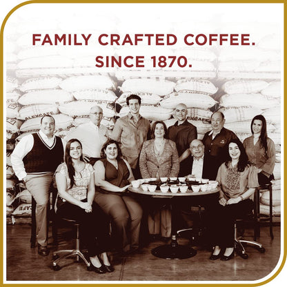 Don Francisco's Butterscotch Toffee Ground Flavored Coffee: Rich 100% Arabica Beans with Sweet Buttery Aroma - Family-Crafted for Delightful Mornings (12 oz Can)