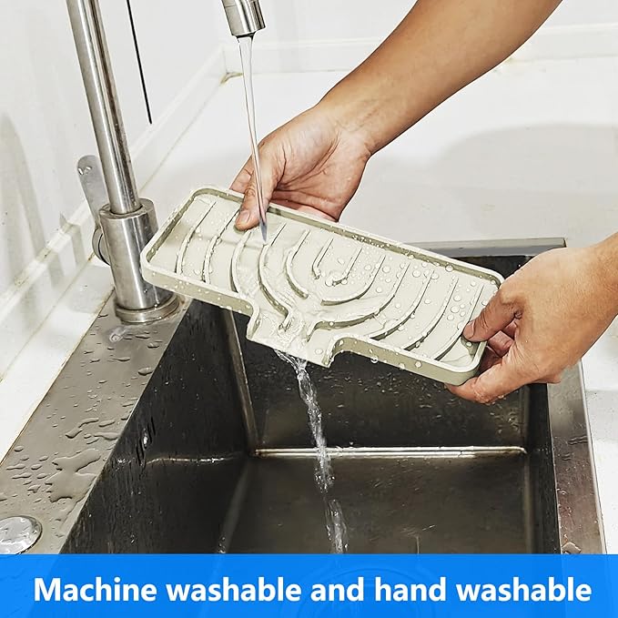Sponge Holder for Kitchen Sink, Dish Sponge Holder & Soap Tray