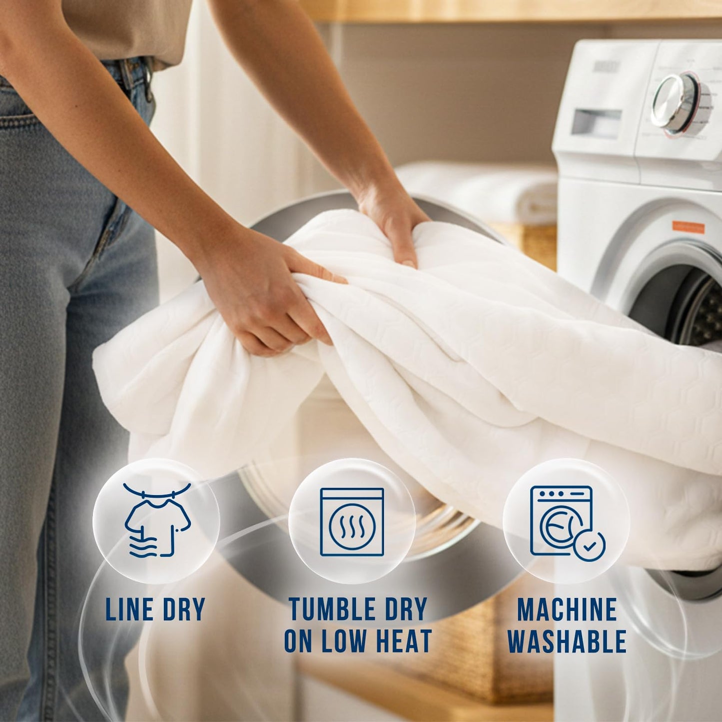 Luxury Queen Size Tencel Waterproof Mattress Protector Deep Pocket - Premium Cooling Bed Cover Pad - Hypoallergenic & Allergy-Friendly - Oeko-Tex Certified - Ultra Soft & Breathable