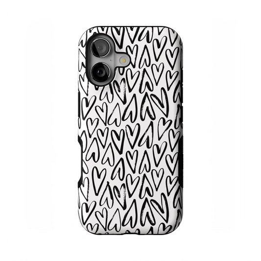 Casely iPhone 17 Case | Blue Stripes | Sunday Best | Compatible with MagSafe | Bold Protective Design